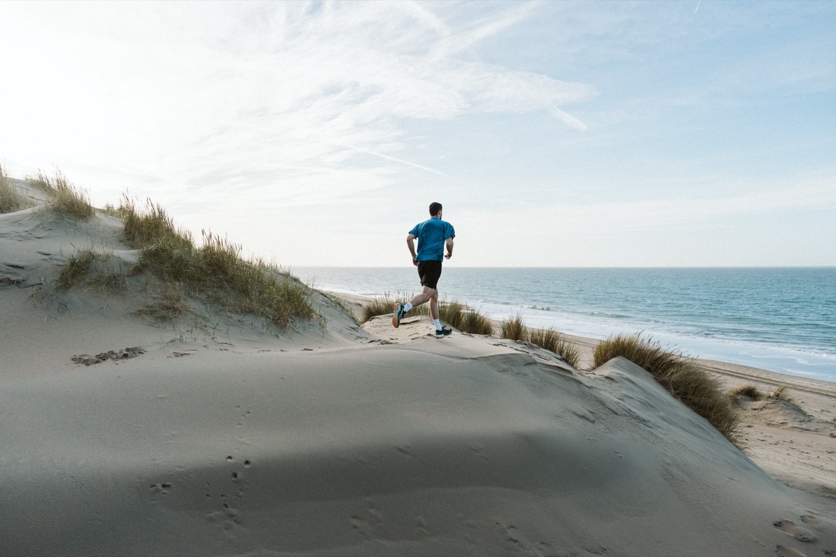 Evan op de duinen